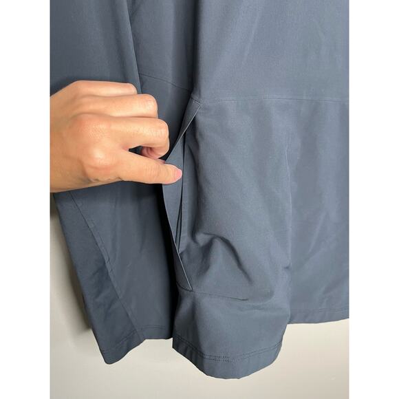 Lululemon Chill Motion Pull Over Charcoal Gray Mens Hooded Long Sleeve Size S - Picture 4 of 9